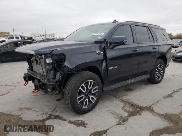 2024 GMC Yukon AT4 with VIN 1GKS2CKD7RR269274, listed as a Copart auction lot 84461564 with 5,382 mi miles and Salvage Title. Bid and sale history available at carsss.com. Image 1.