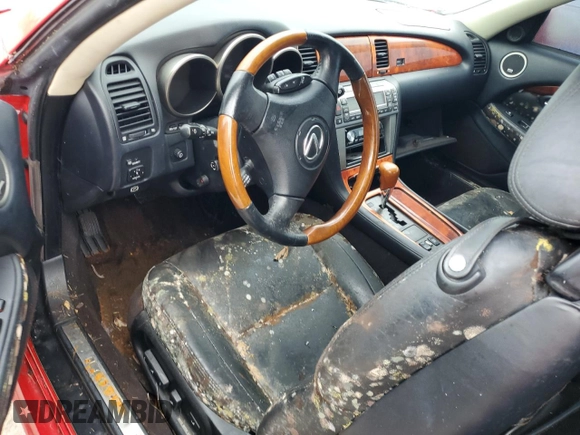 2002 Lexus SC with VIN JTHFN48Y620002298, listed as a Copart auction lot 75175054 with Not Provided miles and Non Repairable. Bid and sale history available at carsss.com. Image 8.