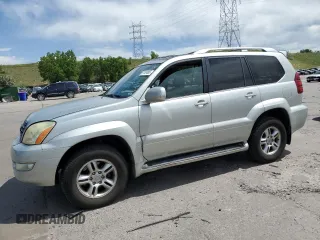2004 Lexus GX 470 z VIN JTJBT20X640027554, wystawiony jako Copart lot #61107405 z przebiegiem 354 202 mil mil oraz Czysty tytuł • Clean title. Historia ofert i sprzedaży dostępna na DreamBid. Obrazek 1.