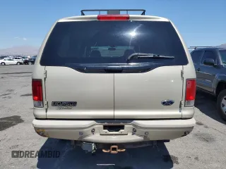 2004 Ford Excursion Limited z VIN 1FMNU43S94EB57481, wystawiony jako Copart lot #54445455 z przebiegiem 284 737 mil mil oraz Czysty tytuł • Clean title. Historia ofert i sprzedaży dostępna na DreamBid. Obrazek 6.