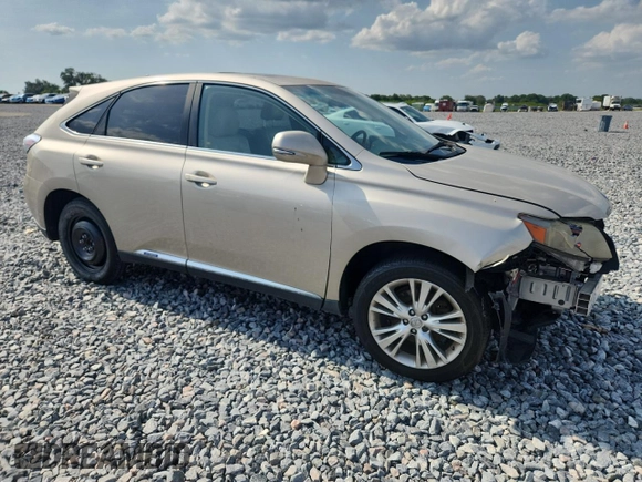 2011 Lexus RX 450h with VIN JTJZB1BA5B2404963, listed as a Copart auction lot 55560515 with 152,089 mi miles and Salvage title. Bid and sale history available at DreamBid. Image 4.