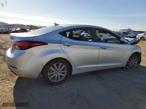 2015 Hyundai Elantra SE with VIN 5NPDH4AE3FH610143, listed as a Copart auction lot 49830075 with 80,293 mi miles and Salvage Title. Bid and sale history available at carsss.com. Image 3.
