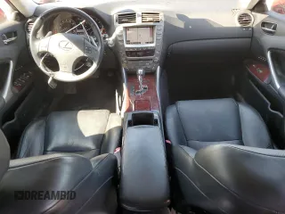 2008 Lexus IS 350 with VIN JTHBE262685018336, listed as a Copart auction lot 52635385 with 144,233 mi miles and Salvage title. Bid and sale history available at DreamBid. Image 8.