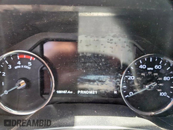 2019 Ford F-250 XL with VIN 1FT7W2BT6KED82721, listed as a Copart auction lot 61027695 with 166,167 mi miles and Salvage title. Bid and sale history available at DreamBid. Image 9.