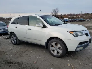 2012 Acura MDX Tech/Entertainment Pkg with VIN 2HNYD2H47CH500919, listed as a Copart auction lot 85881784 with 165,255 mi miles and Salvage Title. Bid and sale history available at carsss.com. Image 4.