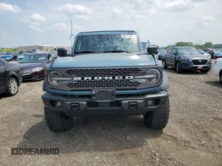 2022 Ford Bronco with VIN 1FMEE5DH7NLB89588, listed as a Copart auction lot 59777455 with 25,323 mi miles and Salvage title. Bid and sale history available at DreamBid. Image 5.