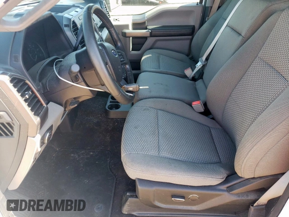 2018 Ford F-150 XL with VIN 1FTEW1CP6JKF21152, listed as a Copart auction lot 58064955 with 66,371 mi miles and Salvage title. Bid and sale history available at DreamBid. Image 7.