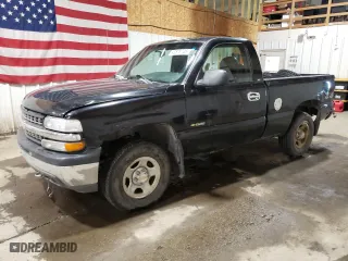 2000 Chevrolet Silverado 1500 with VIN 1GCEK14W8YZ249285, listed as a Copart auction lot 43578745 with 0 mi miles and Salvage Title. Bid and sale history available at carsss.com. Image 1.