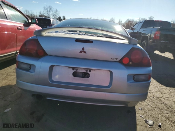 2001 Mitsubishi Eclipse GT with VIN 4A3AC84H81E054335, listed as a Copart auction lot 83386284 with 99,954 mi miles and Salvage Title. Bid and sale history available at carsss.com. Image 6.