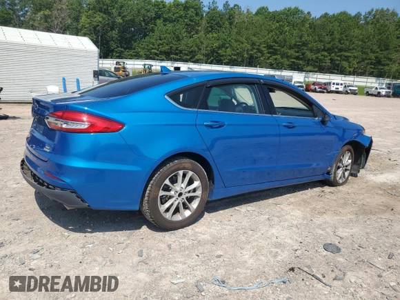 2020 Ford Fusion SE with VIN 3FA6P0HD9LR259402, listed as a Copart auction lot 61955965 with 59,814 mi miles and Salvage title. Bid and sale history available at DreamBid. Image 3.