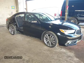 2020 Acura TLX w/Technology Pkg with VIN 19UUB2F41LA005077, listed as a IAAI auction lot 41817342 with 43,305 mi miles. Bid and sale history available at carsss.com. Image 1.