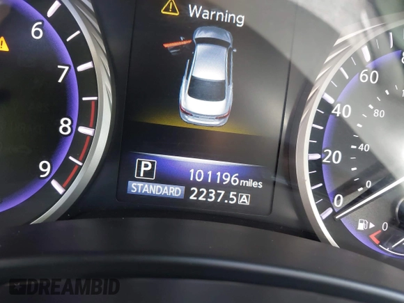 2015 Infiniti Q50 with VIN JN1BV7AR3FM405659, listed as a IAAI auction lot 41949596 with 101,196 mi miles and . Bid and sale history available at DreamBid. Image 15.