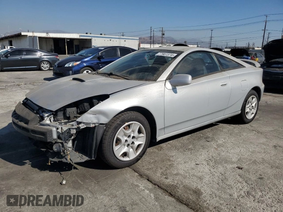 2003 Toyota Celica GT with VIN JTDDR32T130164099, listed as a Copart auction lot 77907374 with 73,950 mi miles and Salvage Title. Bid and sale history available at carsss.com. Image 1.