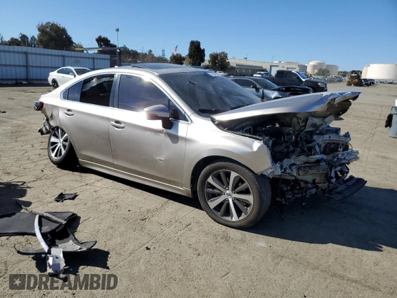2019 Subaru Legacy Limited with VIN 4S3BNAN61K3035371, listed as a Copart auction lot 46346965 with 40,863 mi miles and Salvage Title. Bid and sale history available at carsss.com. Image 4.
