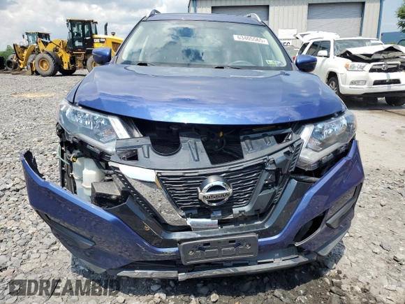 2017 Nissan Rogue SV with VIN KNMAT2MV9HP561152, listed as a Copart auction lot 63405565 with 62,593 mi miles and Salvage title. Bid and sale history available at DreamBid. Image 5.