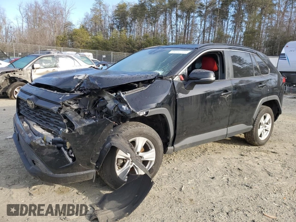 2020 Toyota RAV4 XLE with VIN 2T3P1RFV6LC101399, listed as a Copart auction lot 48256825 with 58,966 mi miles and Salvage Title. Bid and sale history available at DreamBid. Image 1.