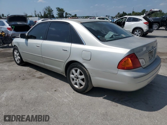 2000 Toyota Avalon XL with VIN 4T1BF28B4YU059562, listed as a Copart auction lot 58356285 with Not provided miles and Salvage title. Bid and sale history available at DreamBid. Image 2.