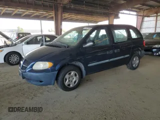 2001 Dodge Caravan SE with VIN 1B4GP25B61B257831, listed as a Copart auction lot 42447445 with 158,578 mi miles and Clean Title. Bid and sale history available at carsss.com. Image 1.