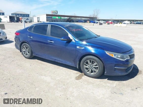 2016 Kia Optima LX Turbo with VIN 5XXGT4L13GG030586, listed as a IAAI auction lot 41824682 with 147,401 mi miles. Bid and sale history available at carsss.com. Image 13.