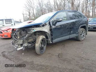 2023 Toyota RAV4 Hybrid XLE Premium with VIN JTMB6RFV5PD115565, listed as a IAAI auction lot 41787098 with 13,386 mi miles. Bid and sale history available at carsss.com. Image 18.