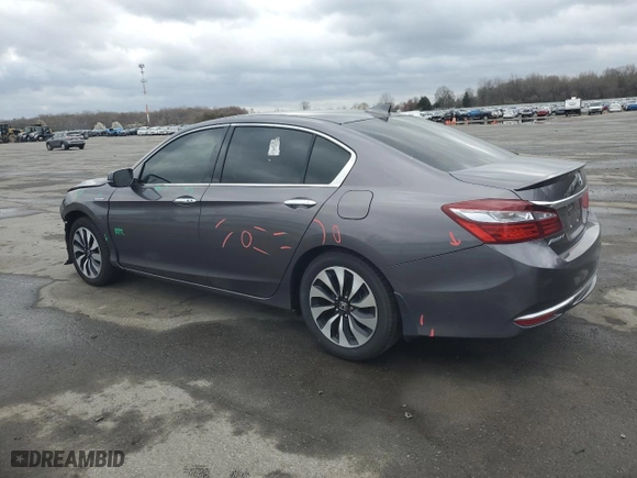 2017 Honda Accord Hybrid with VIN JHMCR6F30HC016098, listed as a Copart auction lot 50497225 with 117,988 mi miles and Salvage Title. Bid and sale history available at carsss.com. Image 2.
