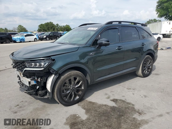 2022 Kia Sorento X-Line SX Prestige z VIN 5XYRKDLF6NG115230, wystawiony jako Copart lot #55872435 z przebiegiem 41 173 mil mil oraz Nie do naprawy • Non repairable. Historia ofert i sprzedaży dostępna na DreamBid. Obrazek 1.