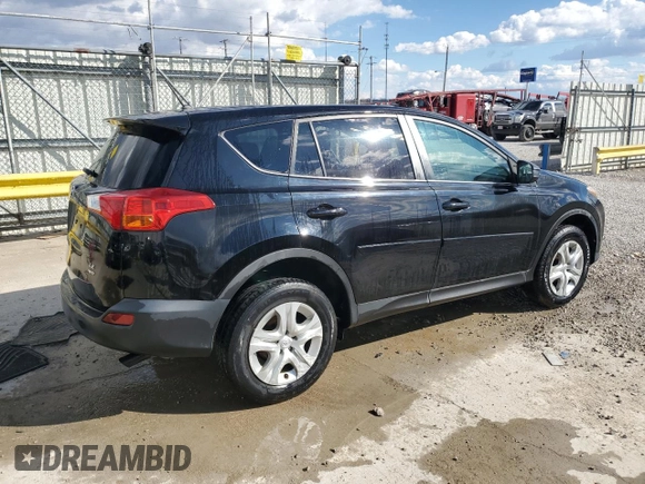 2015 Toyota RAV4 LE with VIN 2T3BFREV0FW394894, listed as a Copart auction lot 46898505 with 151,763 mi miles and Salvage Title. Bid and sale history available at carsss.com. Image 3.