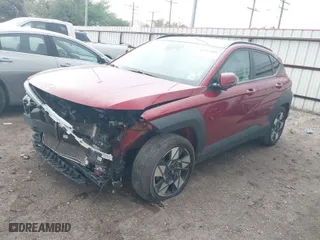 2024 Hyundai Kona SEL with VIN KM8HB3AB2RU122617, listed as a IAAI auction lot 41912888 with 34,897 mi miles. Bid and sale history available at carsss.com. Image 2.