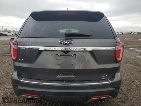 2018 Ford Explorer XLT with VIN 1FM5K7D85JGB05288, listed as a Copart auction lot 51078305 with 71,720 mi miles and Non Repairable. Bid and sale history available at DreamBid. Image 6.