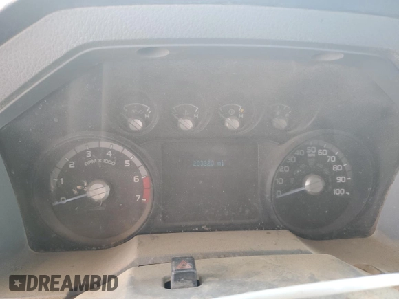 2013 Ford F-250 XL with VIN 1FT7W2B6XDEB35523, listed as a Copart auction lot 63828255 with 203,320 mi miles and Clean title. Bid and sale history available at DreamBid. Image 9.