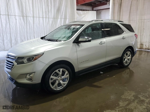 2020 Chevrolet Equinox Premier with VIN 3GNAXNEV7LS538362, listed as a Copart auction lot 54207175 with 67,094 mi miles and Clean Title. Bid and sale history available at carsss.com. Image 1.