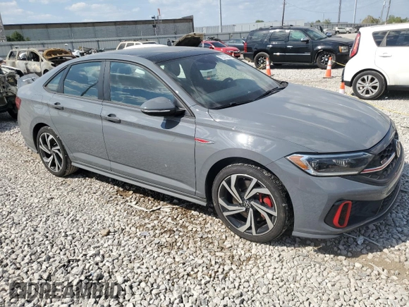 2022 Volkswagen Jetta GLI Autobahn with VIN 3VW1T7BU3NM013458, listed as a Copart auction lot 72317284 with 80,283 mi miles and Salvage title. Bid and sale history available at DreamBid. Image 4.