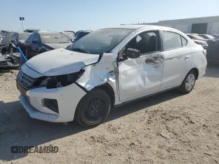 2023 Mitsubishi Mirage ES z VIN ML32FUFJ5PHF05662, wystawiony jako Copart lot #53632475 z przebiegiem 21 861 mil mil oraz Szkoda całkowita • Salvage title. Historia ofert i sprzedaży dostępna na DreamBid. Obrazek 1.