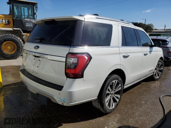 2020 Ford Expedition Platinum with VIN 1FMJU1LT3LEA26650, listed as a Copart auction lot 77768094 with 52,033 mi miles and Salvage title. Bid and sale history available at DreamBid. Image 3.