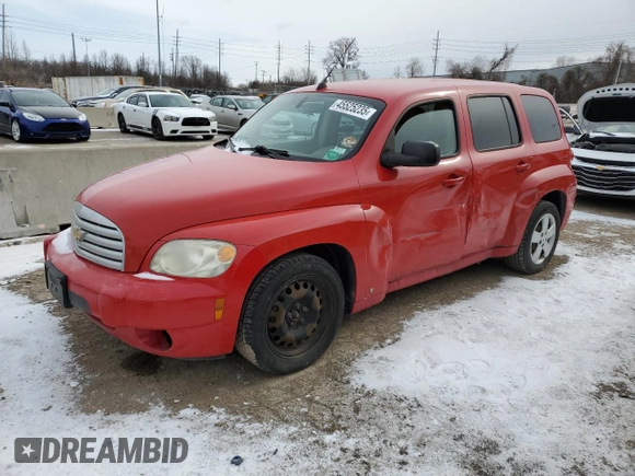 2009 Chevrolet HHR LS with VIN 3GNCA13B89S611968, listed as a Copart auction lot 45525235 with 319,766 mi miles and Salvage Title. Bid and sale history available at DreamBid. Image 1.