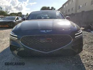 2022 Genesis G70 3.3T with VIN KMTG54TE7NU101004, listed as a Copart auction lot 72473664 with 6,181 mi miles and Salvage Title. Bid and sale history available at carsss.com. Image 5.