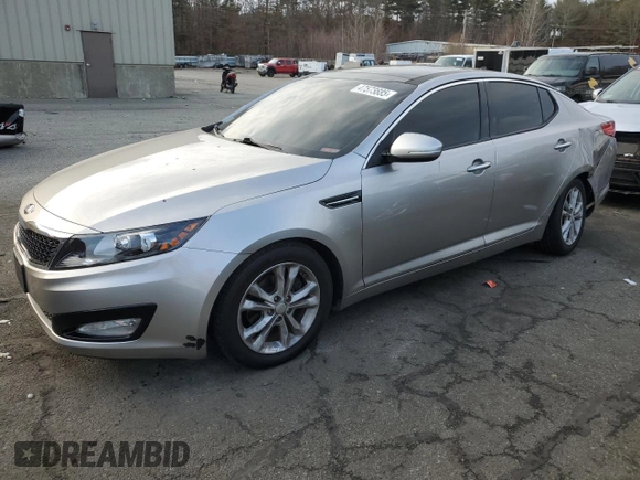 2013 Kia Optima EX with VIN 5XXGN4A74DG140978, listed as a Copart auction lot 47573885 with 93,764 mi miles and Salvage Title. Bid and sale history available at carsss.com. Image 1.