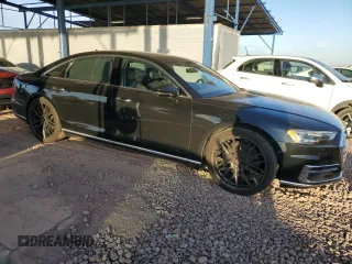 2019 Audi A8 L with VIN WAU8DAF88KN004021, listed as a Copart auction lot 55694355 with 70,361 mi miles and Clean Title. Bid and sale history available at carsss.com. Image 4.
