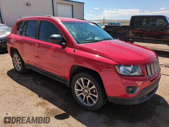 2016 Jeep Compass Sport z VIN 1C4NJCBA9GD777211, wystawiony jako Copart lot #47849215 z przebiegiem 118 804 mil mil oraz Szkoda całkowita • Salvage title. Historia ofert i sprzedaży dostępna na DreamBid. Obrazek 4.
