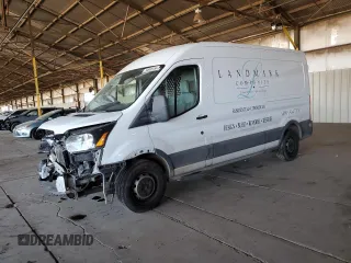 2018 Ford Transit with VIN 1FTYE2CV5JKA32231, listed as a Copart auction lot 54868154 with 164,468 mi miles and Salvage title. Bid and sale history available at DreamBid. Image 1.