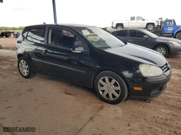 2008 Volkswagen Rabbit S with VIN WVWAA71K98W097752, listed as a Copart auction lot 47844695 with 124,036 mi miles and Salvage Title. Bid and sale history available at carsss.com. Image 4.