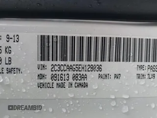 2014 Chrysler 300 with VIN 2C3CCAAG5EH128036, listed as a IAAI auction lot 41988327 with 153,809 mi miles. Bid and sale history available at carsss.com. Image 9.