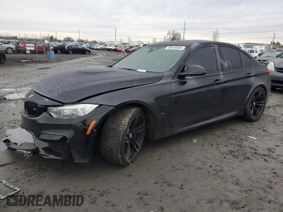 2017 BMW M3 z VIN WBS8M9C57H5G83957, wystawiony jako Copart lot #85816564 z przebiegiem 44 751 mil mil oraz Szkoda całkowita • Salvage title. Historia ofert i sprzedaży dostępna na DreamBid. Obrazek 1.