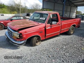 1992 Ford F-150 with VIN 1FTEF15NXNNA87799, listed as a Copart auction lot 51605965 with 198,229 mi miles and Non repairable. Bid and sale history available at DreamBid. Image 1.