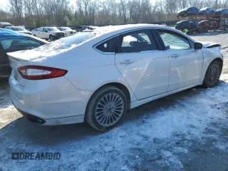 2016 Ford Fusion Titanium with VIN 3FA6P0K93GR287108, listed as a Copart auction lot 87905495 with 91,184 mi miles and Salvage Title. Bid and sale history available at DreamBid. Image 3.