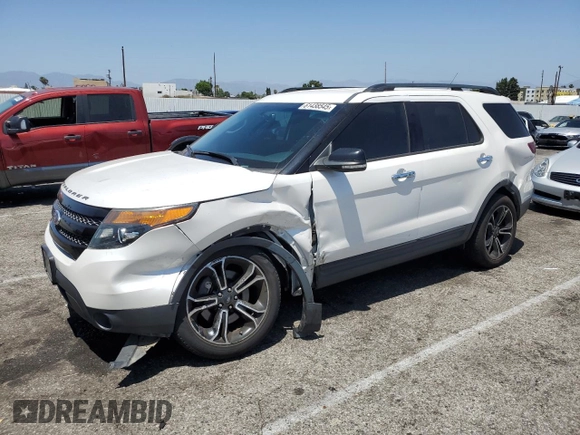 2014 Ford Explorer Sport z VIN 1FM5K8GT7EGB37848, wystawiony jako Copart lot #61438545 z przebiegiem 99 031 mil mil oraz Szkoda całkowita • Salvage title. Historia ofert i sprzedaży dostępna na DreamBid. Obrazek 1.