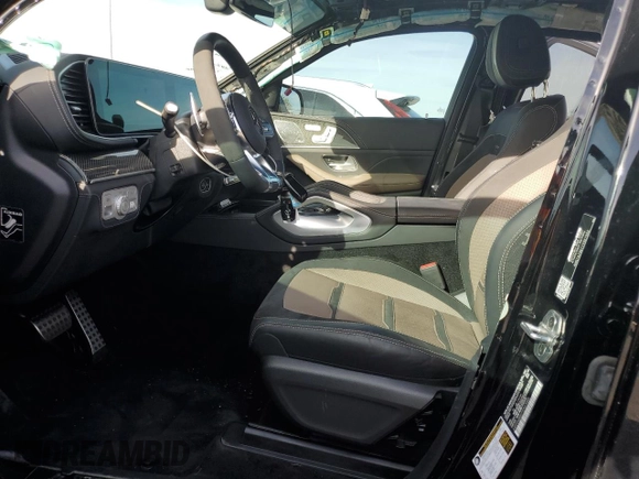 2023 Mercedes-Benz GLE 53 AMG with VIN 4JGFD6BB6PA957085, listed as a Copart auction lot 54298095 with 3,783 mi miles and Salvage title. Bid and sale history available at DreamBid. Image 7.