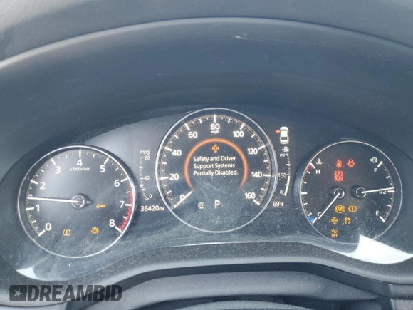 2019 Mazda 3 Preferred with VIN 3MZBPADL9KM105583, listed as a Copart auction lot 48248385 with 36,420 mi miles and Salvage Title. Bid and sale history available at DreamBid. Image 9.
