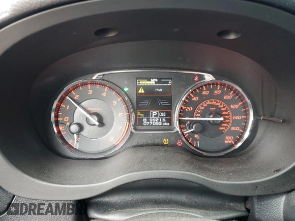 2017 Subaru WRX Limited with VIN JF1VA1N63H8833896, listed as a Copart auction lot 53896345 with 77,093 mi miles and Salvage title. Bid and sale history available at DreamBid. Image 9.