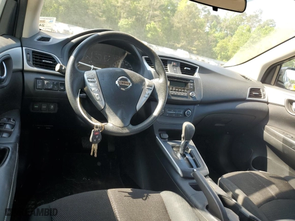 2017 Nissan Sentra SV with VIN 3N1AB7AP7HY403710, listed as a Copart auction lot 52951185 with 252,102 mi miles and Clean Title. Bid and sale history available at carsss.com. Image 8.